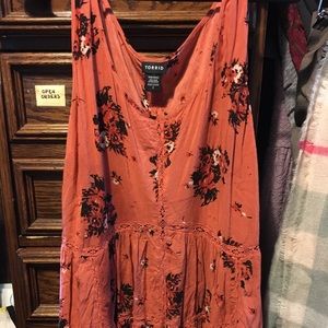 Torrid baby doll style top